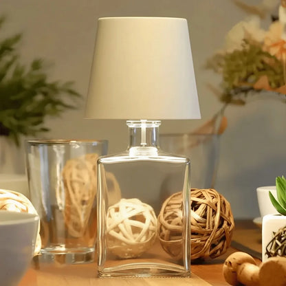 LED Bottle Table Lamp, Decorative Night Light & Desk Mood Lamp