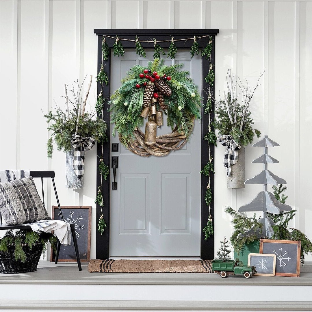 BOHOGLOW Cozy Christmas Wreath