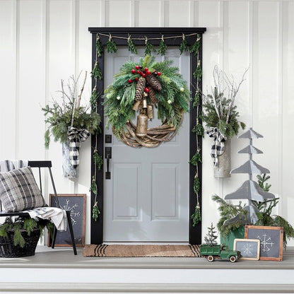 BOHOGLOW Cozy Christmas Wreath
