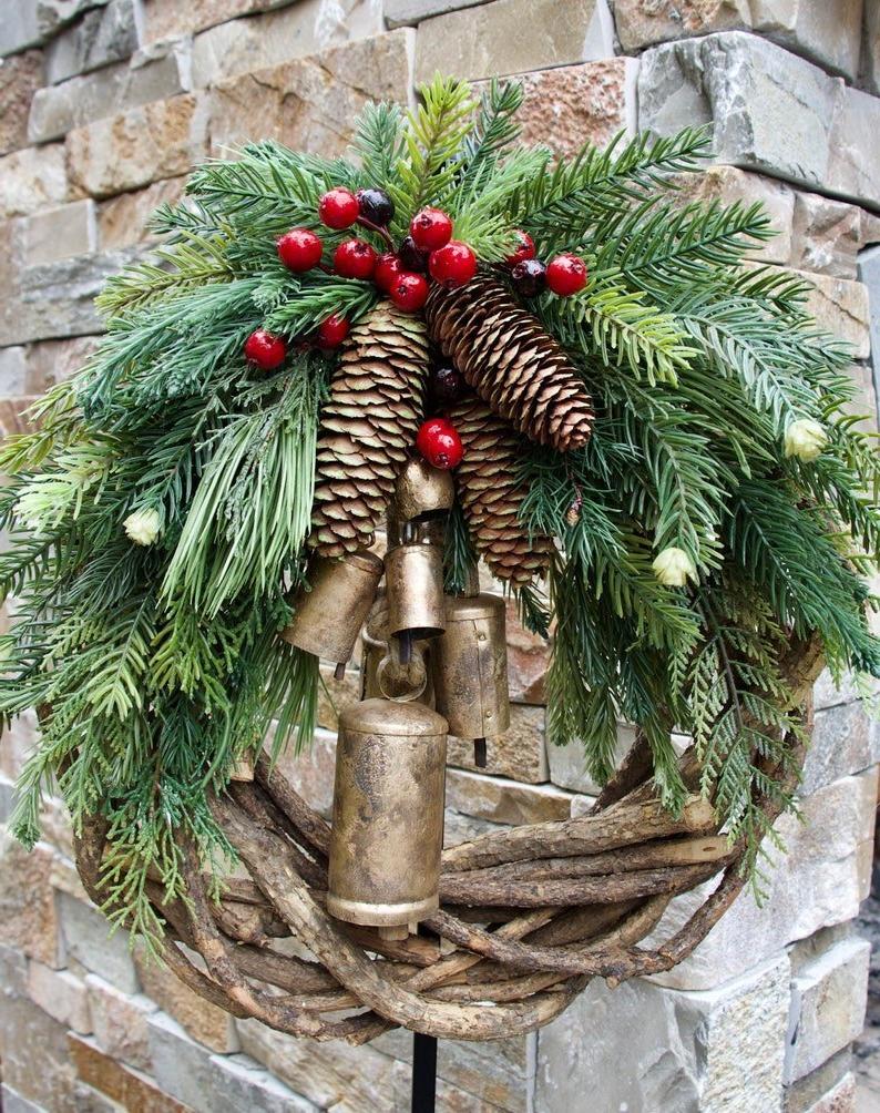 BOHOGLOW Cozy Christmas Wreath
