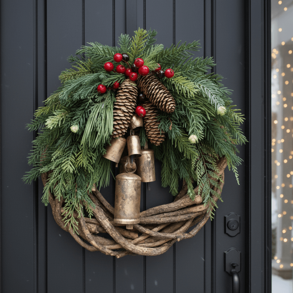 BOHOGLOW Cozy Christmas Wreath