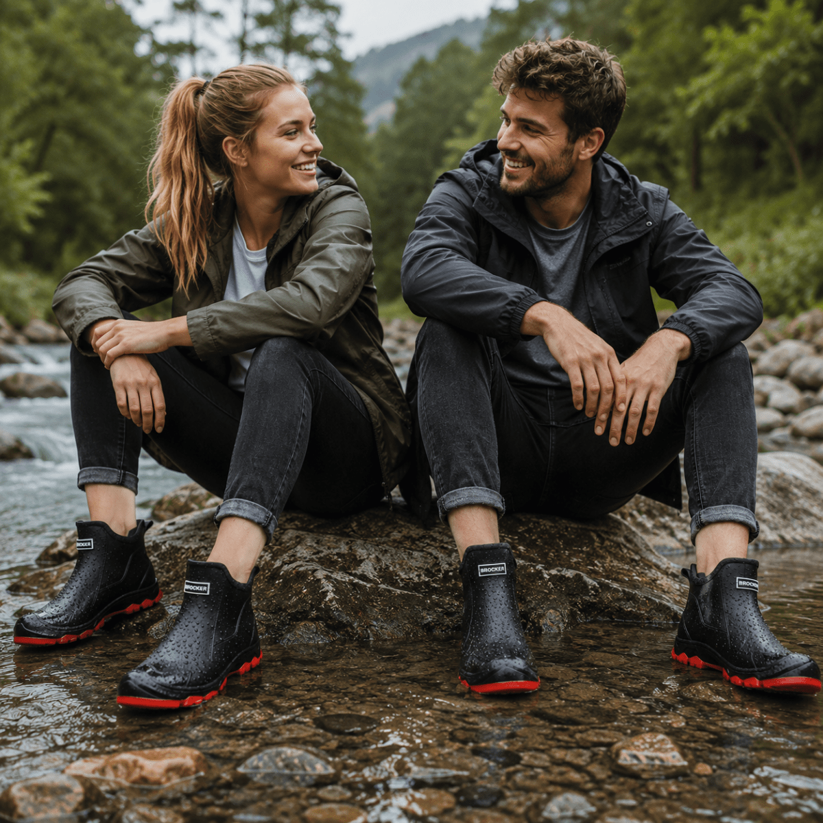 BOOTNOVA Rubber Boots Cushioned Non Slip