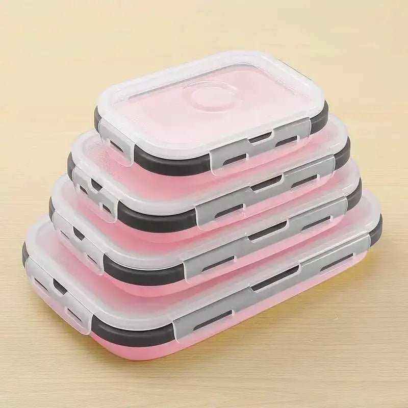 FOODSTACK Foldable BPA-Free Silicone Lunchbox Set