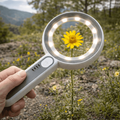 LUMIBLICK Rechargeable 12x LED Magnifier