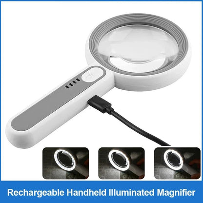 LUMIBLICK Rechargeable 12x LED Magnifier