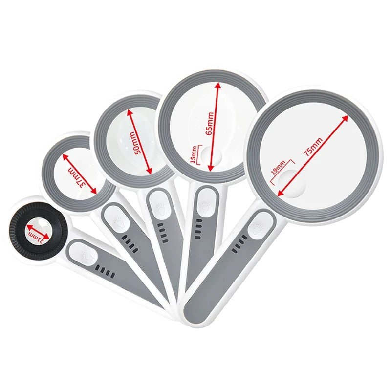 LUMIBLICK Rechargeable 12x LED Magnifier