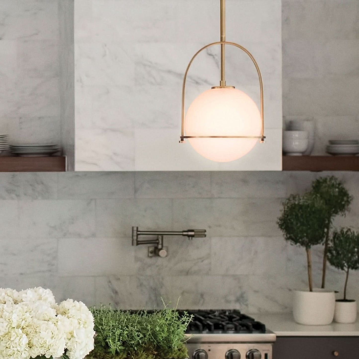 ILLUVIA Opal Glass Pendant Lamp