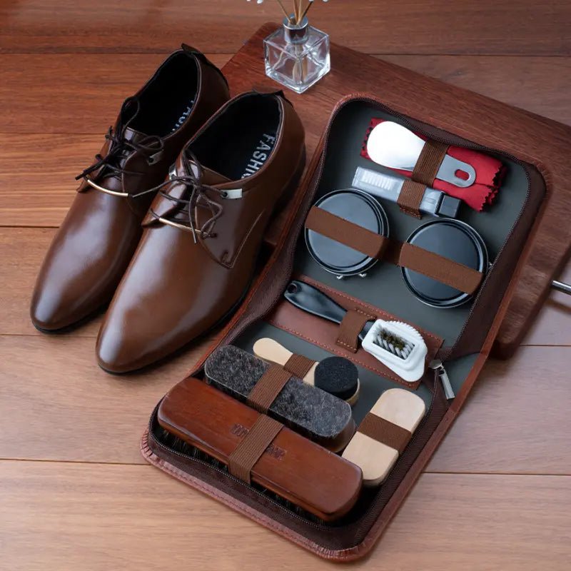 LEATHERCURE Premium Shoe Care Set