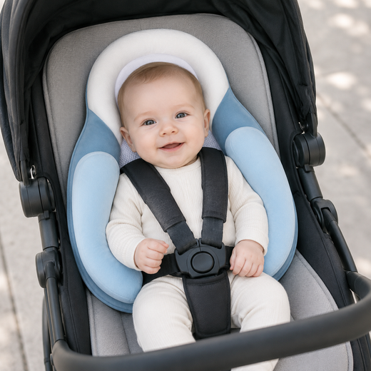 Baby Head Support Pillow, Infant Car Seat & Stroller Neck Cushion