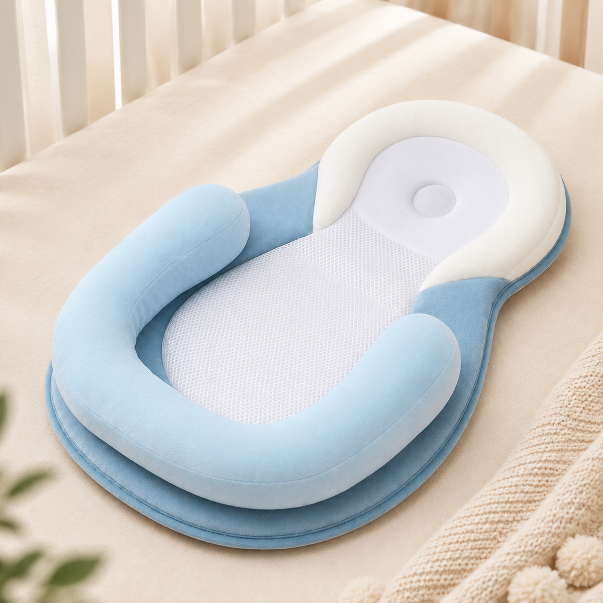 Baby Head Support Pillow, Infant Car Seat & Stroller Neck Cushion