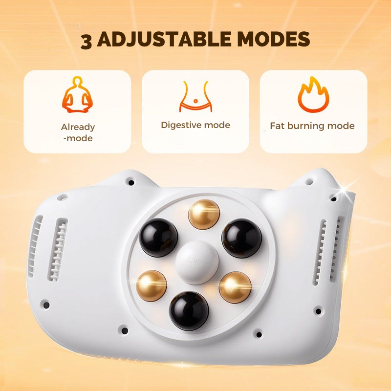 Heated Vibration Belly Massager for Digestion