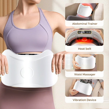 Heated Vibration Belly Massager for Digestion