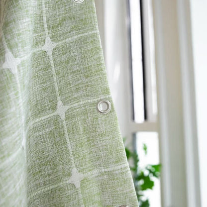COTTONHAVEN Shower Curtain Soft Cotton Shower Curtain