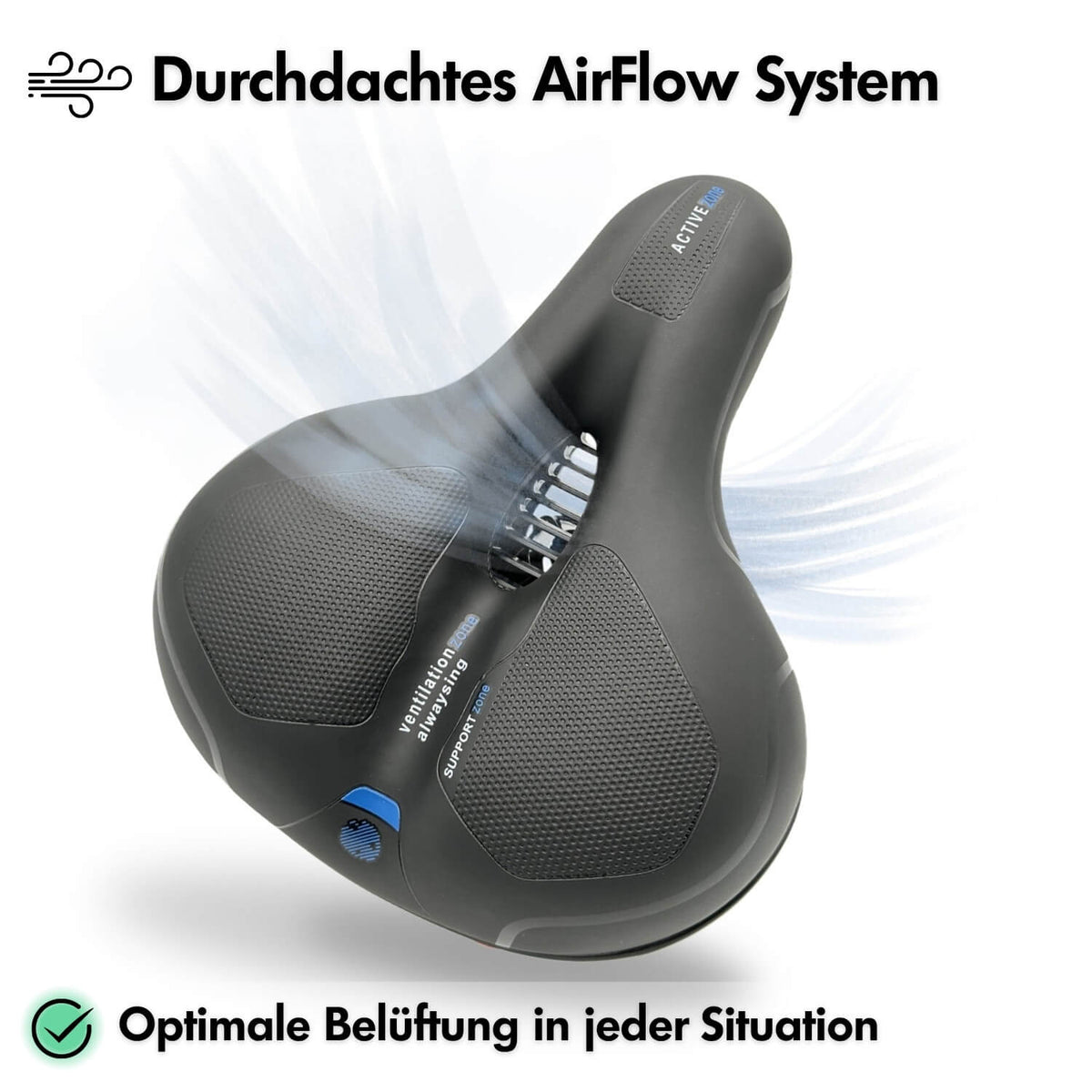 Memory Foam Bike Seat, Pressure-Relieving