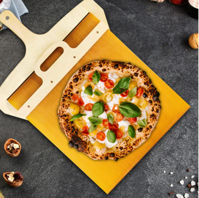 Wood Pizza Peel with Non-Stick Surface