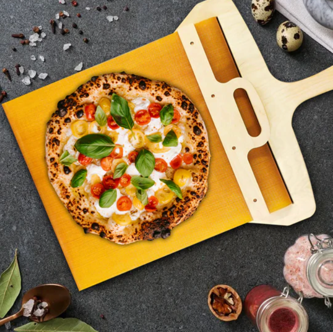 Wood Pizza Peel with Non-Stick Surface