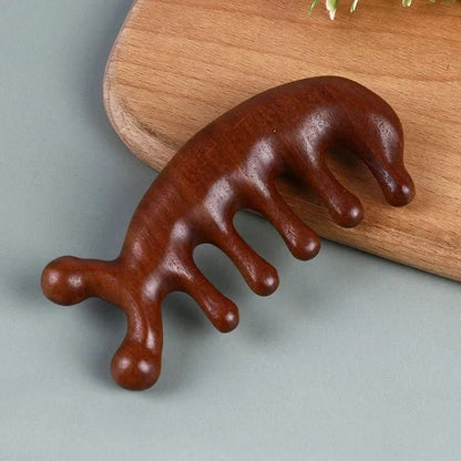 Calmcomb Luxury Sandalwood Massage Comb Antistatic