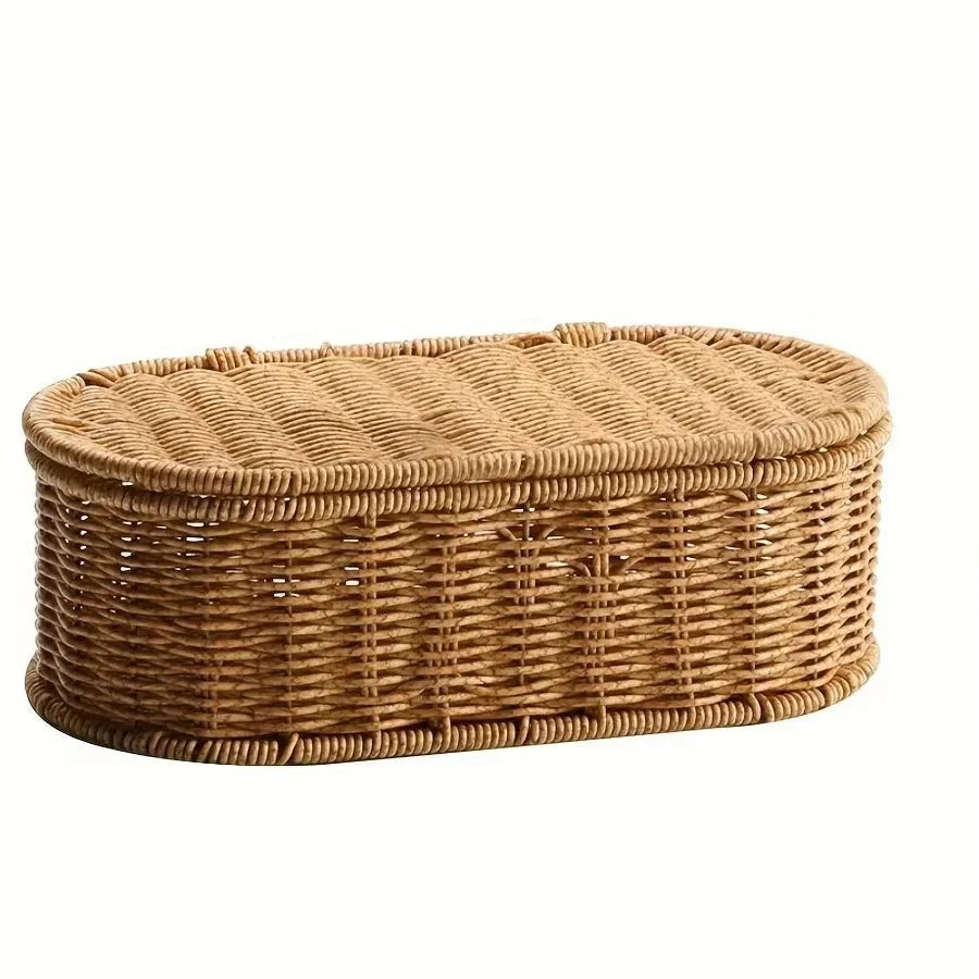 BOHOFLECHT Woven Boho Storage Basket
