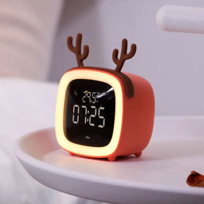 Bunny Light LED Children's Alarm Clock and Gentle Night