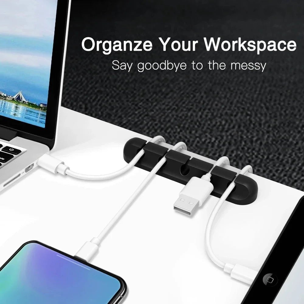 DESKCORD Silicone Cable Organizer