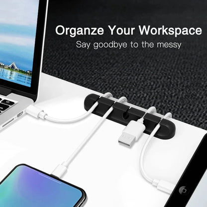 DESKCORD Silicone Cable Organizer