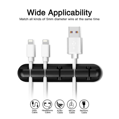 DESKCORD Silicone Cable Organizer