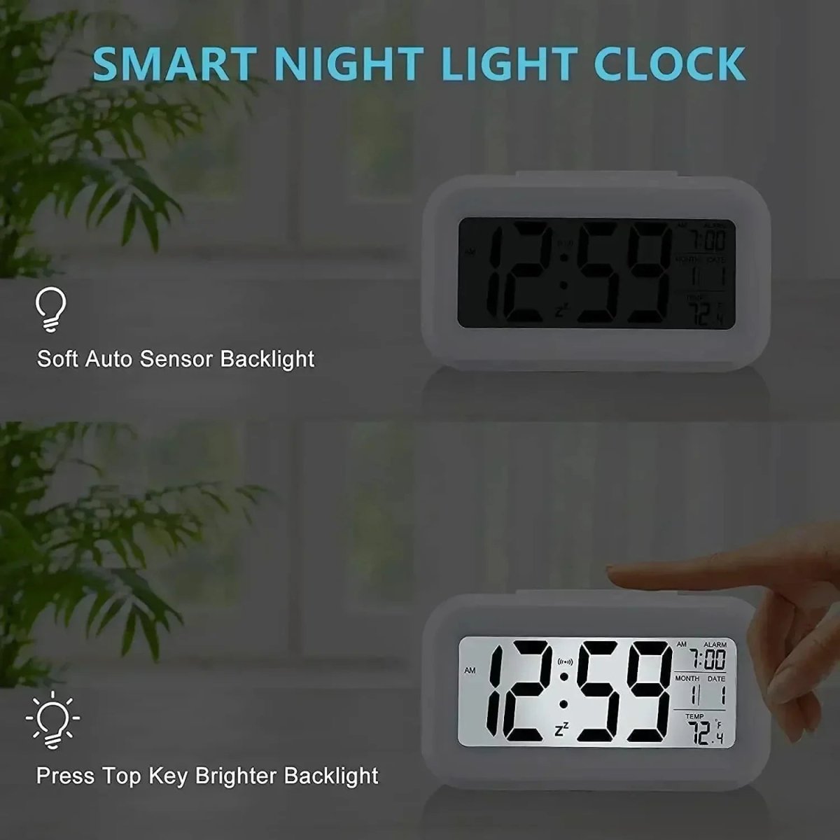 DAYCAL MINI Multifunctional LED Digital Alarm Clock