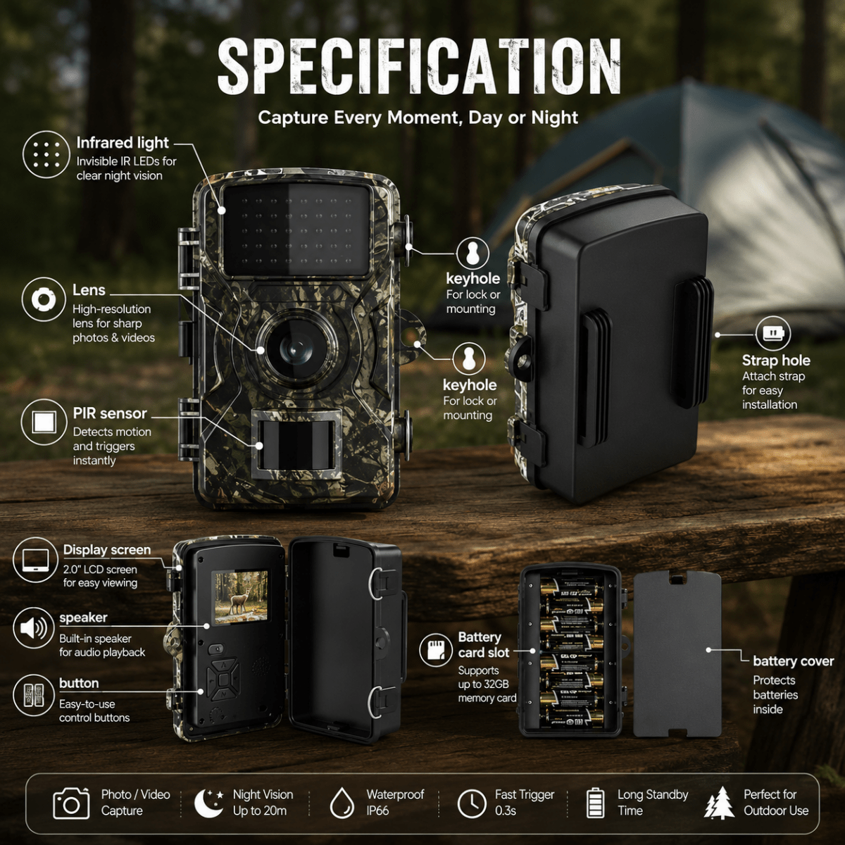 TRAILWATCH Wildlife Camera