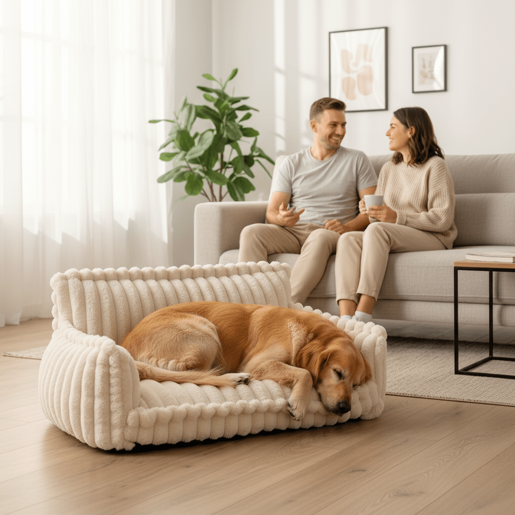 DOGVIA Soft Washable Orthopedic Dog Sofa