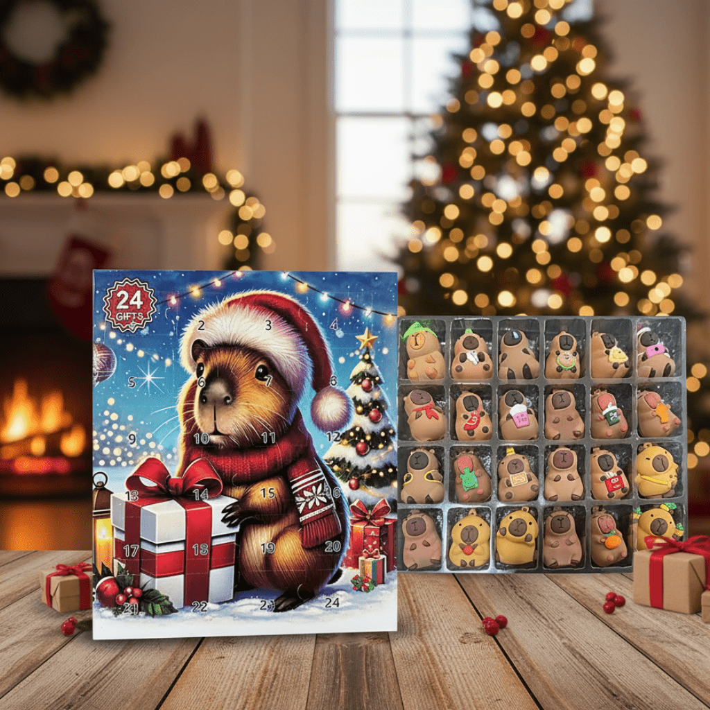 CAPYSMILE 2025 Cute Christmas Countdown Calendar