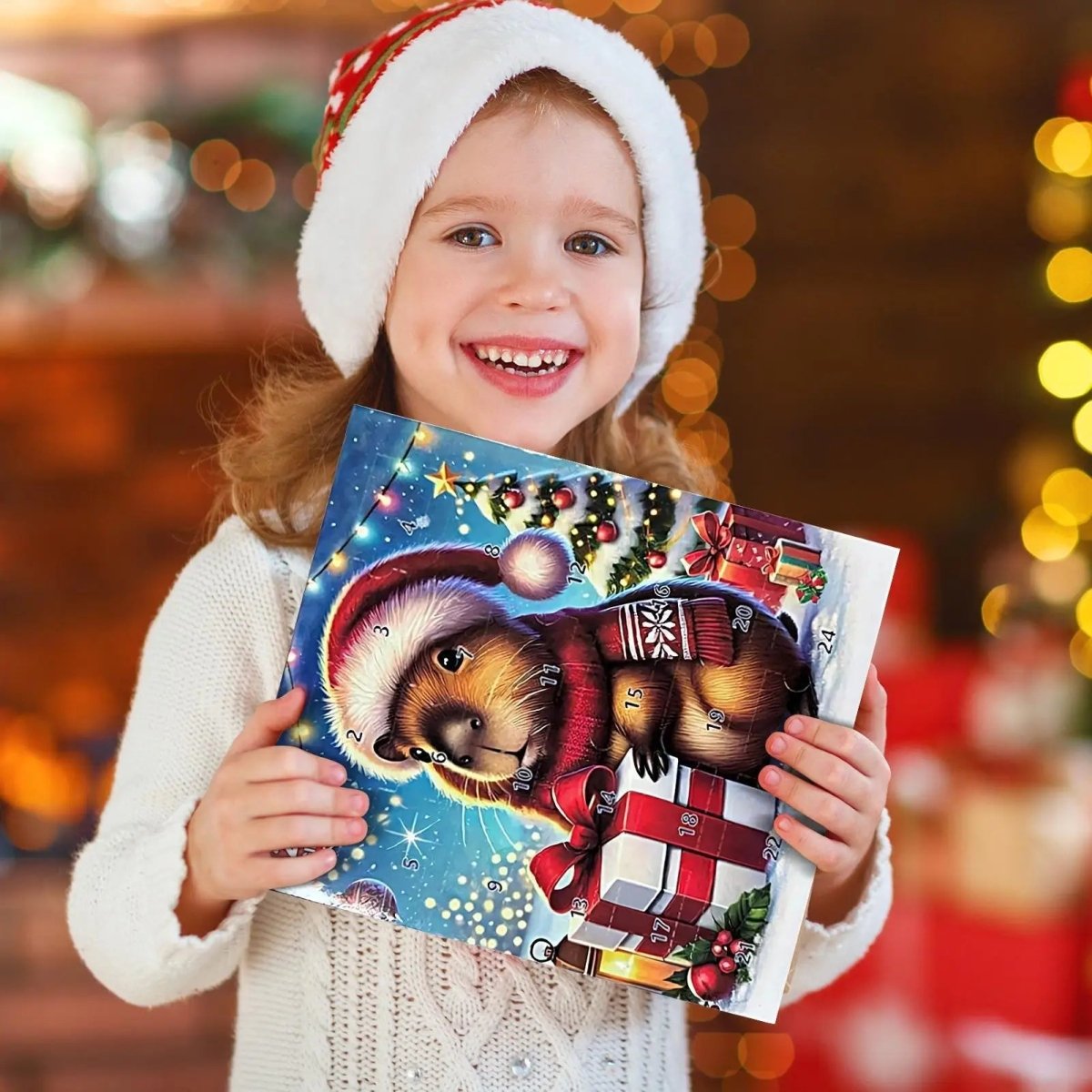 CAPYSMILE 2025 Cute Christmas Countdown Calendar