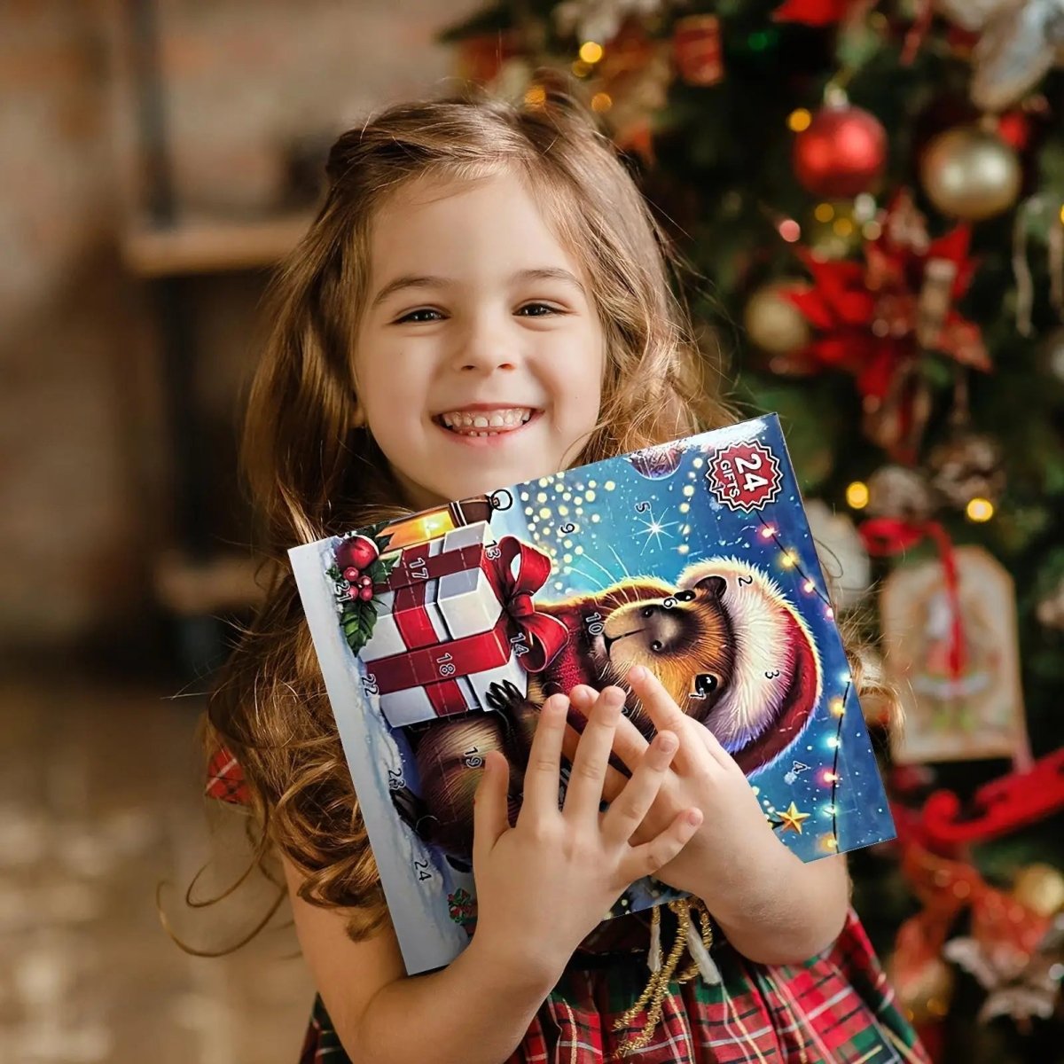 CAPYSMILE 2025 Cute Christmas Countdown Calendar