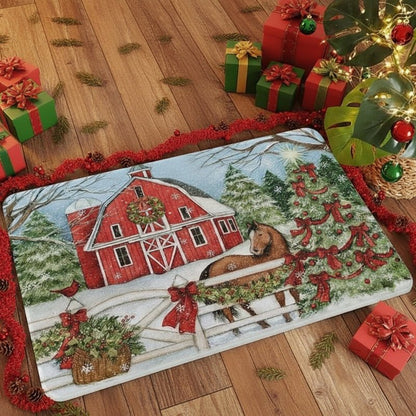 MERRYMAT Non-slip Christmas Doormat