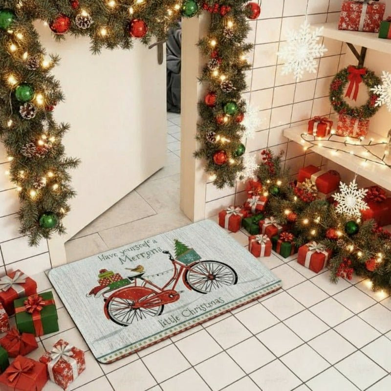 MERRYMAT Non-slip Christmas Doormat