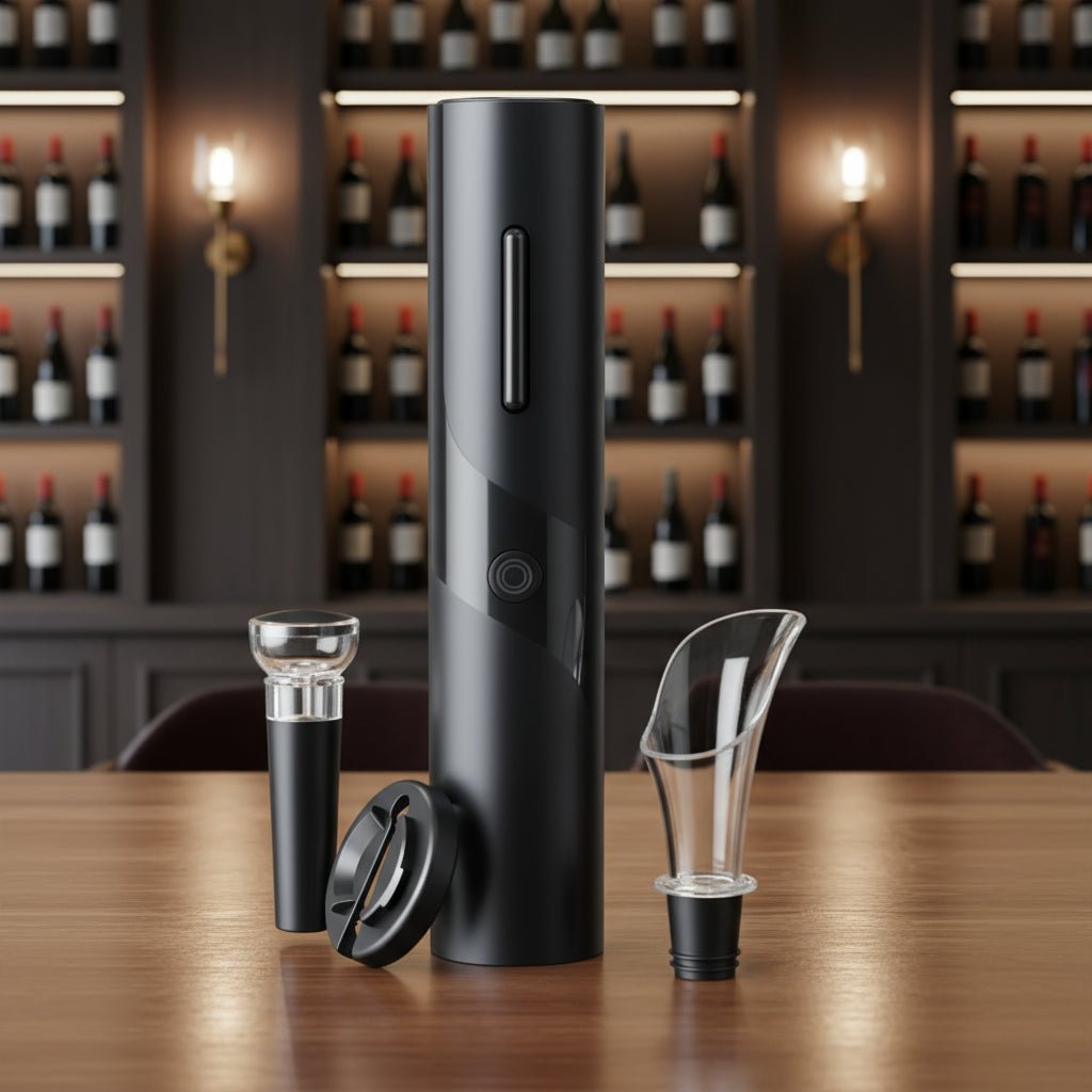 VINOMAX 4-in-1 Intelligent Electric Corkscrew Set