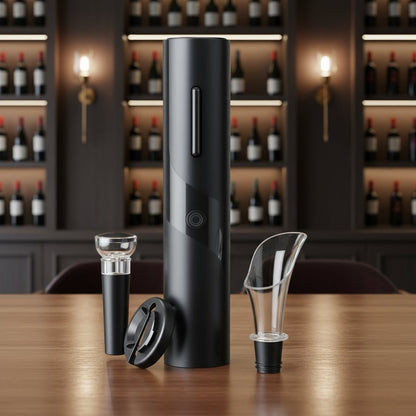 VINOMAX 4-in-1 Intelligent Electric Corkscrew Set