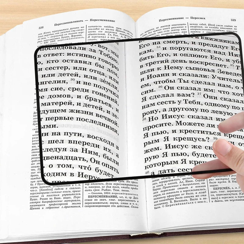 KLARTEXT Ultra-thin A5 Reading Magnifier