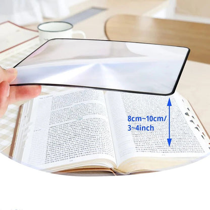 KLARTEXT Ultra-thin A5 Reading Magnifier