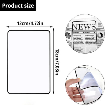 KLARTEXT Ultra-thin A5 Reading Magnifier