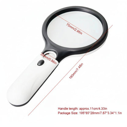KLARBLICK LED Hand Magnifier