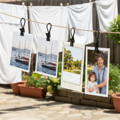 CLASPON Multifunctional Black Towel Clamps