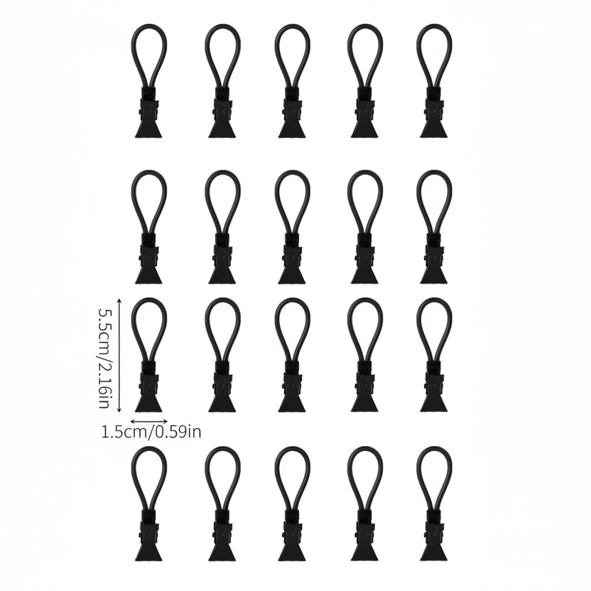 CLASPON Multifunctional Black Towel Clamps