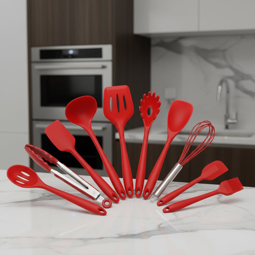 FLARETOOLS Silicone Kitchen Utensil Set