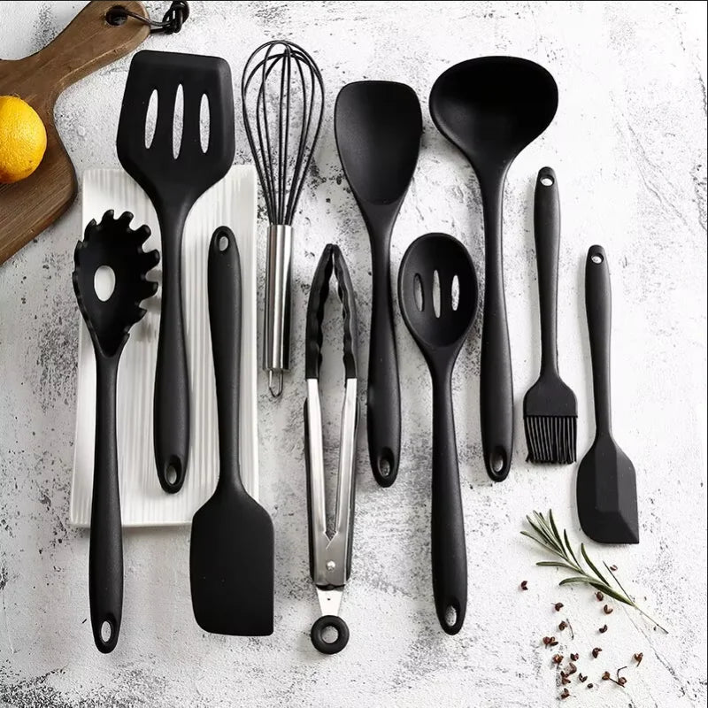 FLARETOOLS Silicone Kitchen Utensil Set