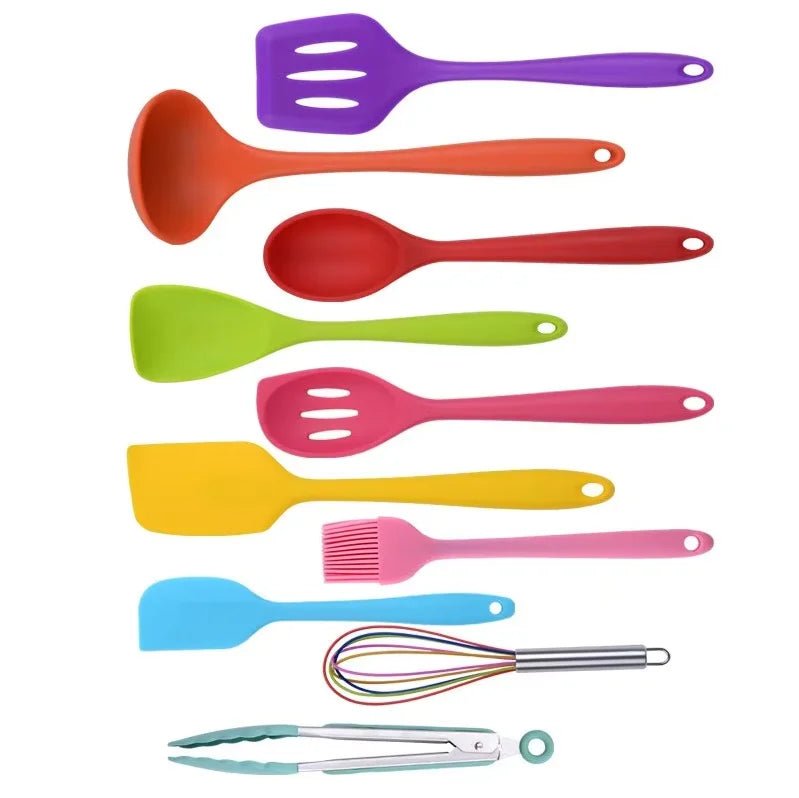 FLARETOOLS Silicone Kitchen Utensil Set