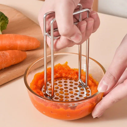 PUREMASH Ergonomic Stainless Steel Potato Masher