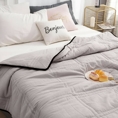 CoolBreeze Summer Cooling Blanket Breathable Cooling