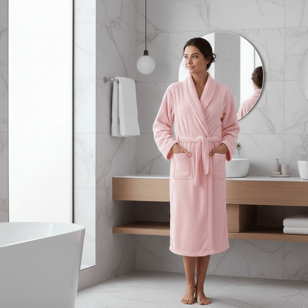 COZYCORAL Light Winter Bathrobe