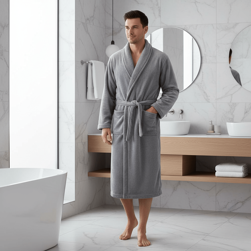 COZYCORAL Light Winter Bathrobe