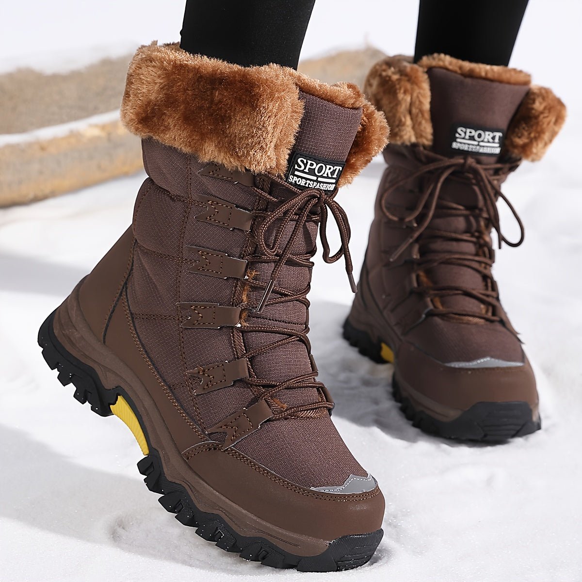WARMFASHION Fashionable Women's Winter Boots